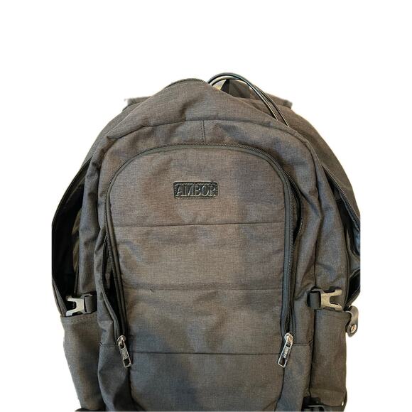 Ambor Black Computer Backpack - Picture 4 of 5